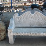 Concrete bench gift, available at Foreman's