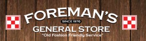 Winter Hours at Foreman's General Store