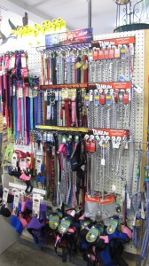 Pet collars and other pet supplies available at Foreman's General Store