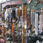 An assortment of wind chime gifts available at Foreman's