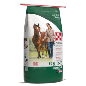 Purina Equine Junior Horse Feed 50-lb