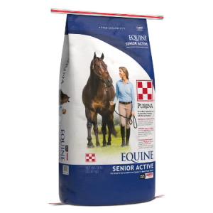 Purina Equine Senior Active with Gastric Outlast Horse Feed 50-lb