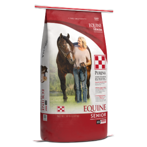 Purina Equine Senior Horse Feed 50-lb. Now with Gastric Outlast.