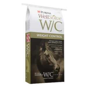 Purina WellSolve Weight Control Horse Feed. 50-lb equine feed bag.