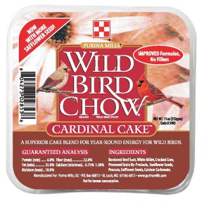 Purina Pressed Feeders Wild Bird Food: Cardinal Cake
