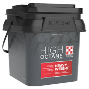 Purina® High Octane® Heavy Weight® Topdress Show Supplement.