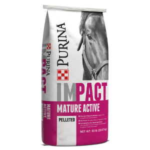 Purina Impact Mature Active Horse Feed 50-lb