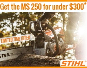 Save on the STIHL MS 250 Chainsaw