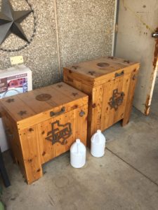 Rustic Coolers