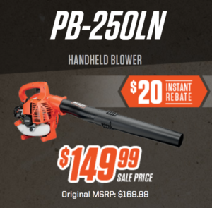 Leaf Blowers Echo Instant Rebates